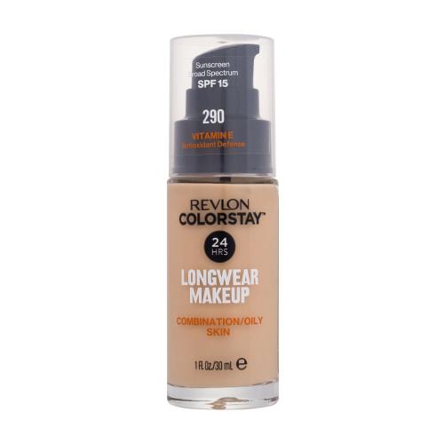 Revlon Cosmetics ColorStay™ dlhotrvajúci zmatňujúci make-up pre mastnú a zmiešanú pleť odtieň 290 Natural Ochre 30 ml