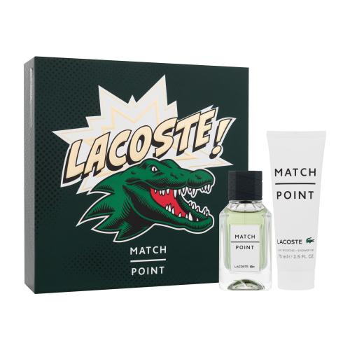 Lacoste Match Point darčeková kazeta toaletná voda 50 ml + sprchovací gél 75 ml pre mužov
