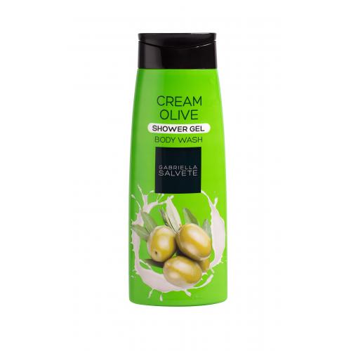 Gabriella Salvete Shower Gel Cream & Olive jemný sprchový gel pre ženy 250 ml