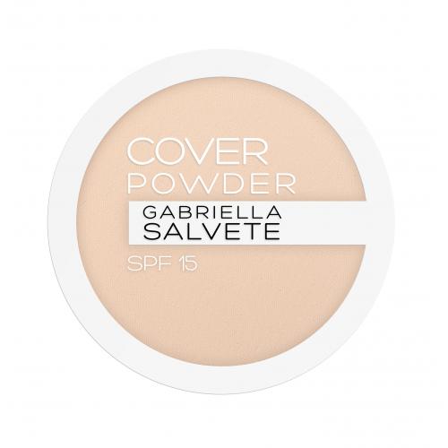 Gabriella Salvete Cover Powder kompaktný púder SPF 15 odtieň 01 Ivory 9 g