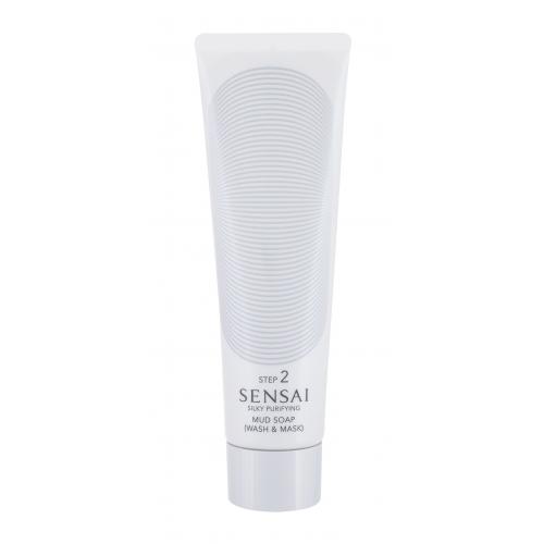 Sensai Silky Purifying Mud Soap (Wash & Mask) mydlo a maska 2 v 1 125 ml