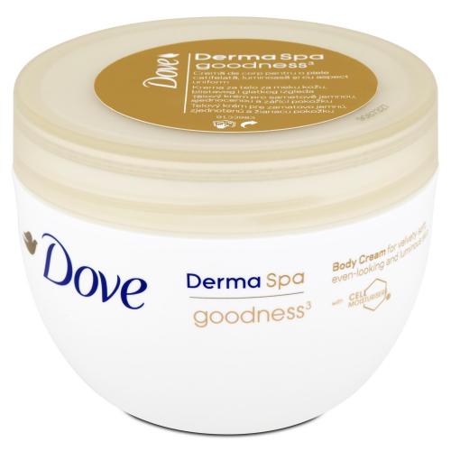 Dove Derma Spa Goodness³ 300 ml telový krém na starostlivosť o suchú pokožku. pre ženy