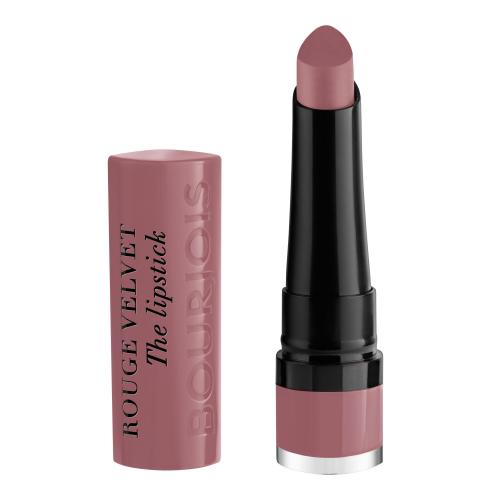 BOURJOIS Paris Rouge Velvet The Lipstick 2,4 g rúž pre ženy 18 Mauve-Martre