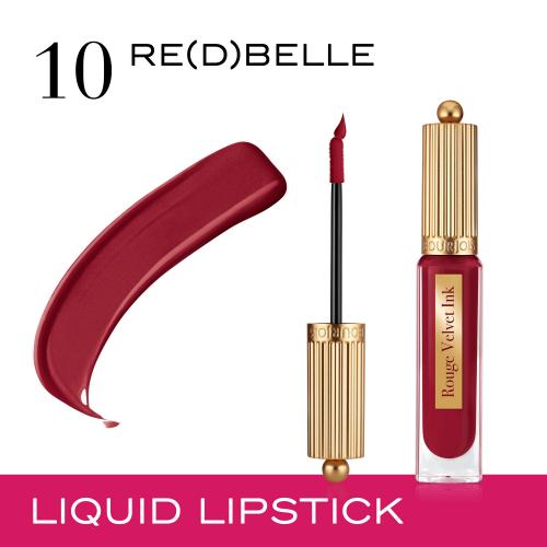BOURJOIS Paris Rouge Velvet Ink 3,5 ml rúž pre ženy 10 Re(d)Belle tekutý rúž