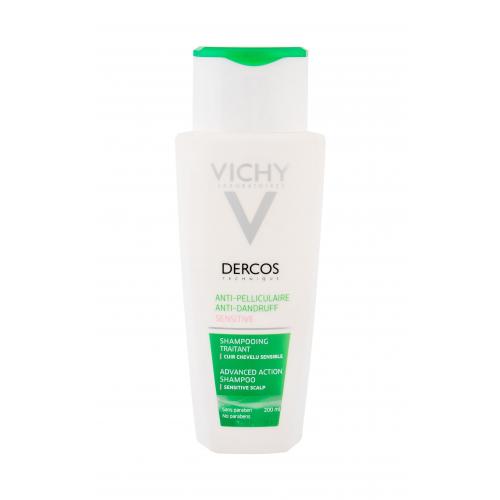 Vichy Dercos Anti-Dandruff Sensitive 200 ml šampón pre ženy poškodená krabička na citlivú pokožku hlavy; proti lupinám