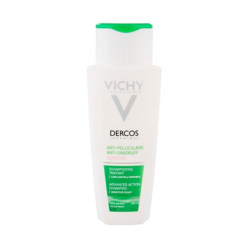 Vichy Dercos Anti-Dandruff Sensitive 200 ml šampón pre ženy poškodená krabička na citlivú pokožku hlavy; proti lupinám