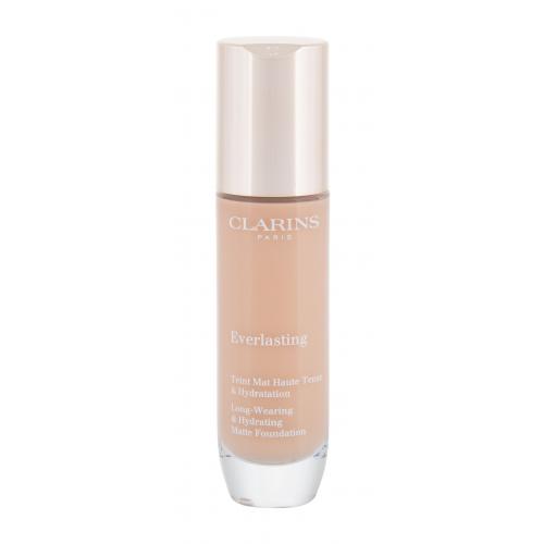 Clarins Dlhotrvajúci hydratačný make-up s matným efektom Everlasting (Long-Wearing & Hydrating Matte Foundation ) 30 ml 107C