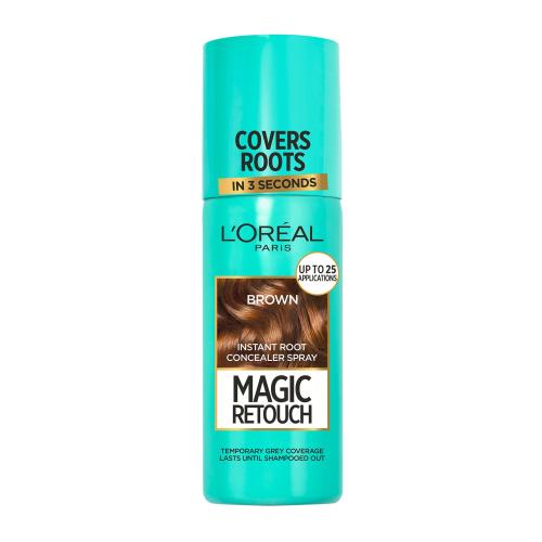 L’Oréal Paris Magic Retouch sprej pre okamžité zakrytie odrastov odtieň Brown 75 ml
