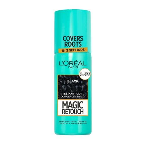 L’Oréal Paris Magic Retouch sprej pre okamžité zakrytie odrastov odtieň Black 75 ml