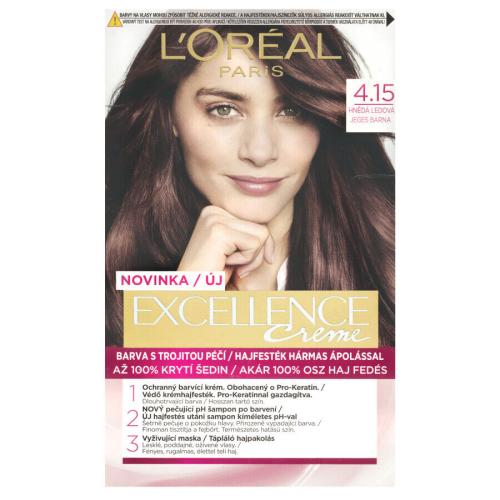 L’Oréal Paris Excellence Creme farba na vlasy odtieň 4.15 1 ks
