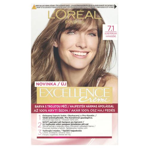 L’Oréal Paris Excellence Creme farba na vlasy odtieň 7.1 1 ks