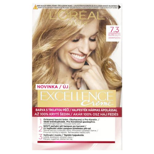 L’Oréal Paris Excellence Creme farba na vlasy odtieň 7.3 1 ks