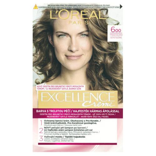 L’Oréal Paris Excellence Creme farba na vlasy odtieň 600 1 ks