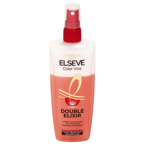 L'Oréal Paris Elseve Color-Vive Double Elixir 200 ml bezoplachová starostlivosť pre ženy na farbené vlasy