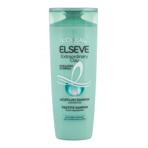 L'Oréal Paris Elseve Extraordinary Clay Rebalancing Shampoo 400 ml šampón pre ženy na mastné vlasy