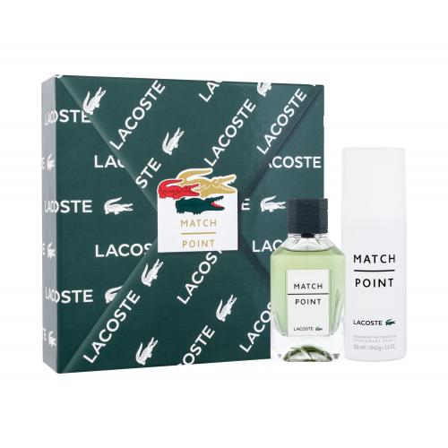 Lacoste Match Point darčeková kazeta pre mužov toaletná voda 100 ml + dezodorant 150 ml