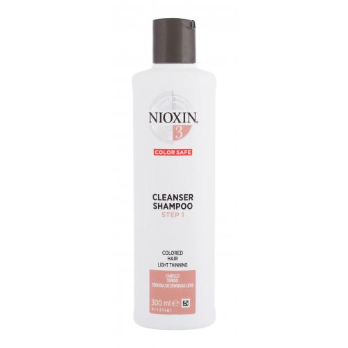 Nioxin System 3 Color Safe Cleanser 300 ml šampón pre ženy na farbené vlasy; na oslabené vlasy