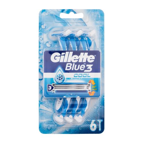 Gillette Blue3 Cool 6 ks jednorazové holiace strojčeky pre mužov