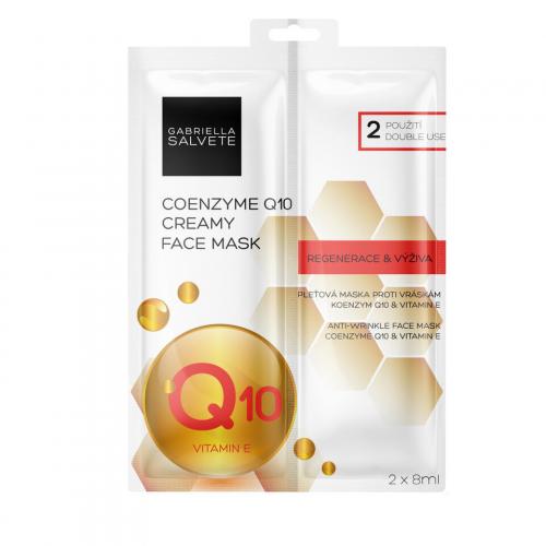 Gabriella Salvete Creamy Face Mask 16 ml pleťová maska Coenzyme Q10 na veľmi suchú pleť; výživa a regenerácia pleti; proti vráskam