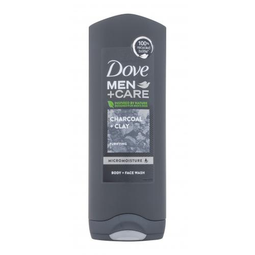 Dove Men + Care Charcoal + Clay 250 ml sprchovací gél pre mužov