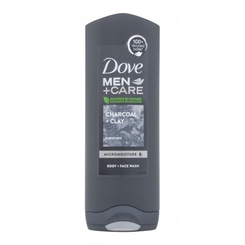 Sprchový gél pre mužov Men + Care Charcoal & Clay ( Body And Face Wash) 250 ml