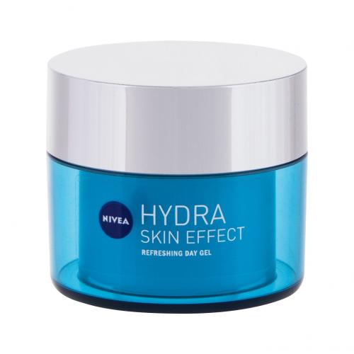Nivea Hydra Skin Effect Refreshing 50 ml pleťový gél na veľmi suchú pleť; proti vráskam; na rozjasnenie pleti; spevnenie a lifting pleti