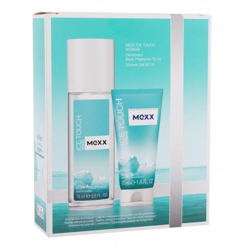 Mexx Ice Touch Woman 2014 darčeková kazeta deospray pre ženy dezodorant 75 ml + sprchovací gél 50 ml