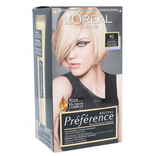 L'Oréal Paris Préférence Récital 60 ml farba na vlasy pre ženy poškodená krabička 92