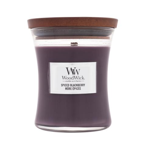Woodwick Spiced Blackberry vonná sviečka 275 g