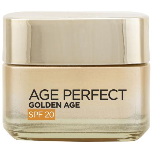 L'Oréal Paris Age Perfect Golden Age SPF20 50 ml denný pleťový krém na veľmi suchú pleť; proti vráskam; na rozjasnenie pleti