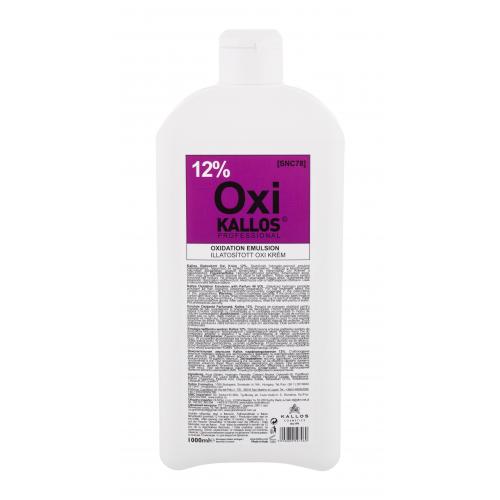 Kallos Cosmetics Oxi 12% 1000 ml farba na vlasy pre ženy na farbené vlasy