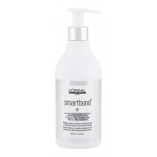 L'Oréal Professionnel Smartbond® Bond Strengthening System Step 2 Pre Shampoo 500 ml pred-šampónová starostlivosť na vlasy po nafarbení pre ženy
