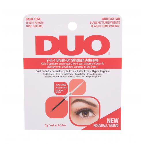 Ardell Duo 2-in-1 Brush-On Striplash Adhesive 5 g umelé mihalnice pre ženy poškodená krabička