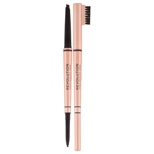 Makeup Revolution London Balayage Brow 0,38 g ceruzka na obočie pre ženy Dark Brown