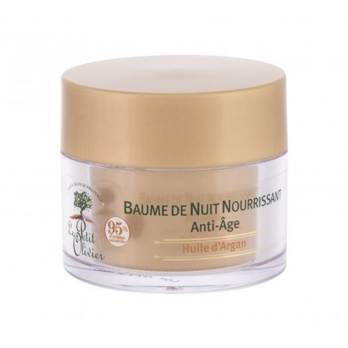 Le Petit Olivier Argan Oil Nourishing Night Balm Anti-Aging 50 ml nočný pleťový krém na veľmi suchú pleť; proti vráskam; spevnenie a lifting pleti