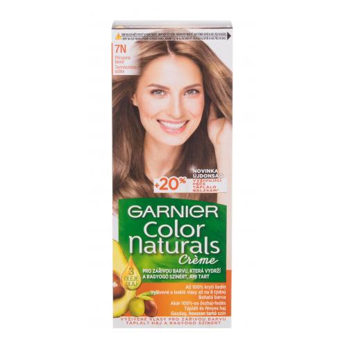 Garnier Color Naturals Créme 40 ml permanentná žiarivá farba na vlasy pre ženy 7N Nude Blond