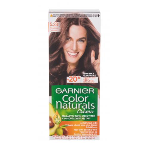 Garnier Color Naturals Créme 40 ml permanentná žiarivá farba na vlasy pre ženy 5,23 Chocolate
