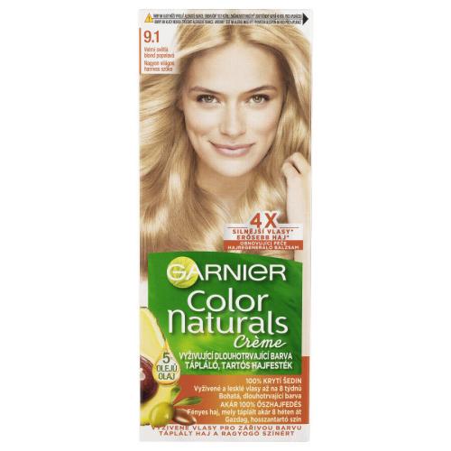 Garnier Color Naturals Creme farba na vlasy odtieň 9.1 Natural Extra Light Ash Blond 1 ks