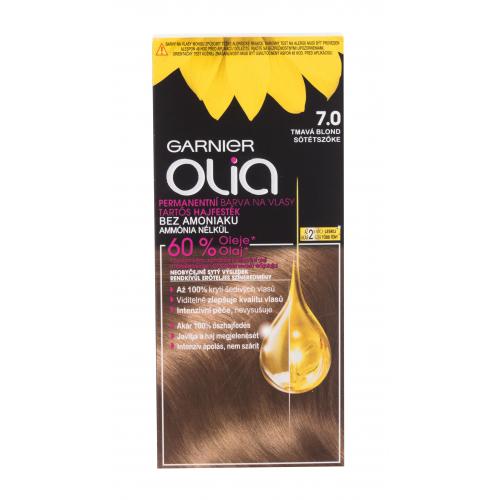 Garnier Olia 50 g olejová permanentná farba na vlasy pre ženy 7,0 Dark Blonde