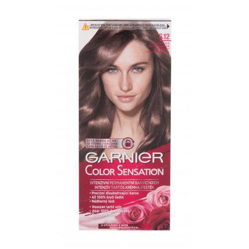 Garnier Color Sensation 40 ml permanentná farba na vlasy pre ženy 6,12 Diamond Light Brown