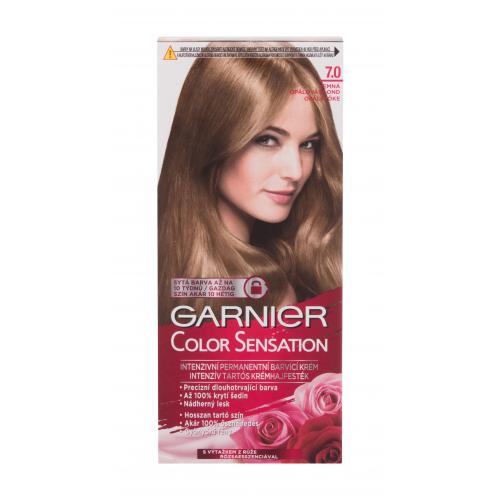Garnier Color Sensation 40 ml permanentná farba na vlasy pre ženy 7,0 Delicate Opal Blond