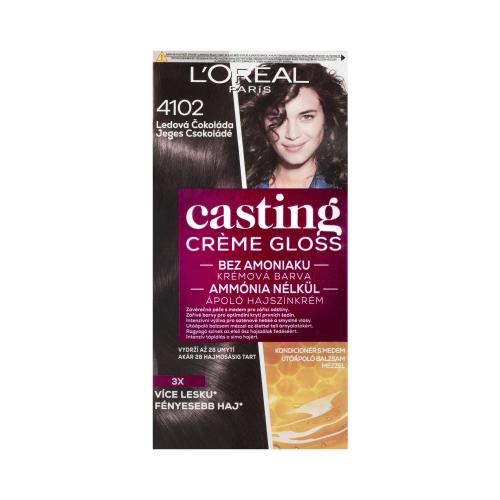 L’Oréal Paris Casting Creme Gloss farba na vlasy odtieň 4102 Iced Chocolate 1 ks