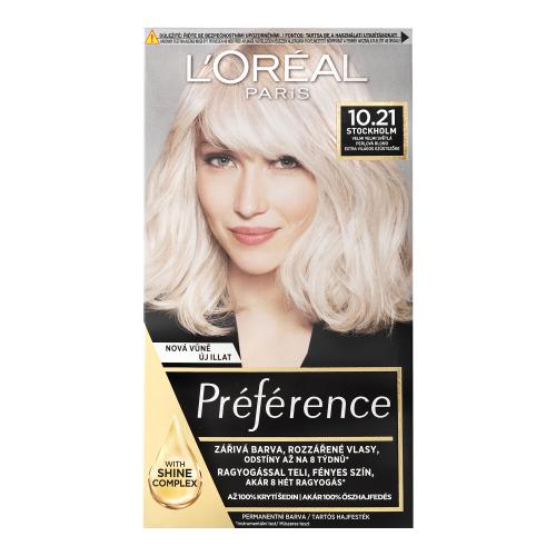 L’Oréal Paris Préférence farba na vlasy odtieň 10.21 Super Light Pearl Blonde 1 ks