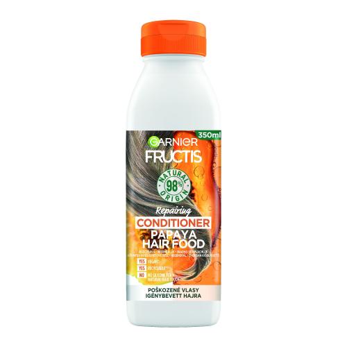 Garnier Fructis Papaya Hair Food regeneračný kondicionér pre poškodené vlasy 350 ml