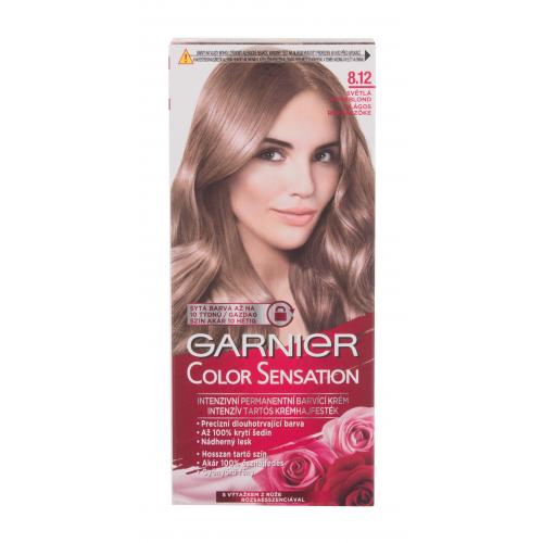 Garnier Color Sensation 40 ml permanentná farba na vlasy pre ženy 8,12 Light Roseblonde