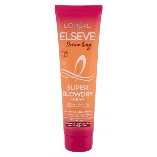 L'Oréal Paris Elseve Dream Long Super Blowdry Cream 150 ml pre tepelnú úpravu vlasov pre ženy