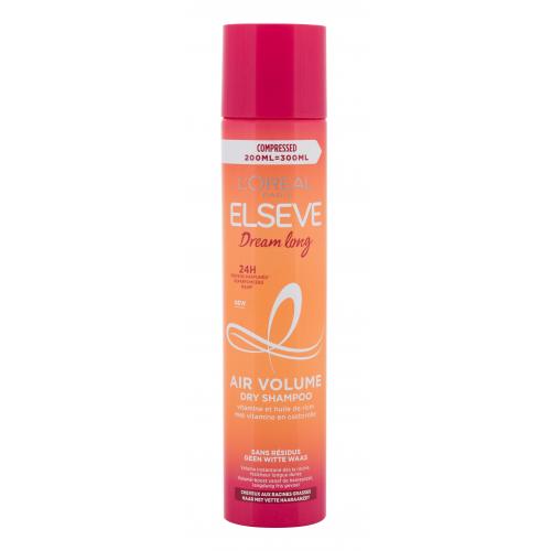 L'Oréal Paris Elseve Dream Long Air Volume Dry Shampoo 200 ml suchý šampón pre ženy na všetky typy vlasov