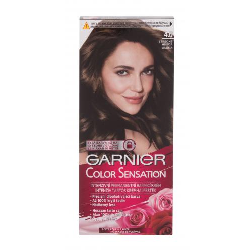 Garnier Color Sensation 40 ml permanentná farba na vlasy pre ženy 4,0 Deep Brown