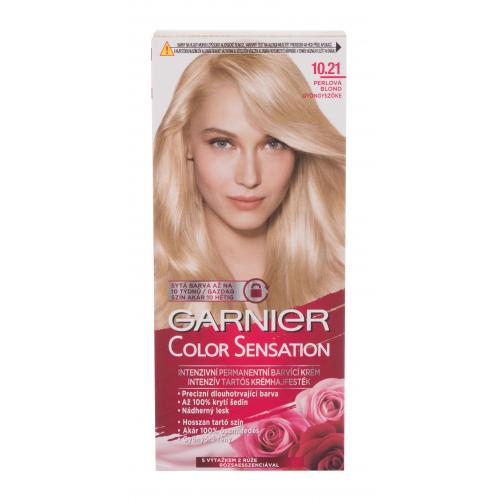 Garnier Color Sensation 40 ml permanentná farba na vlasy pre ženy 10,21 Pearl Blond
