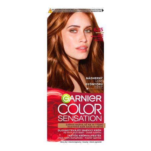 Garnier Color Sensation 40 ml farba na vlasy pre ženy 6,35 Chic Orche Brown na všetky typy vlasov; na farbené vlasy